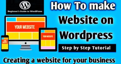 Best Way to make website on WordPress in 5 Minutes