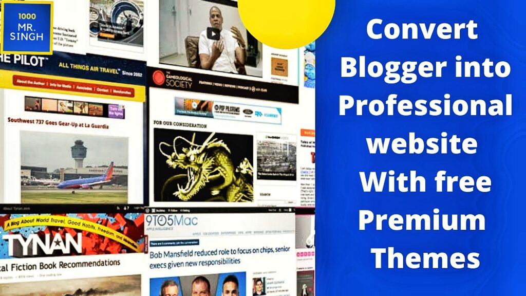Premium Blogger Templates & Themes