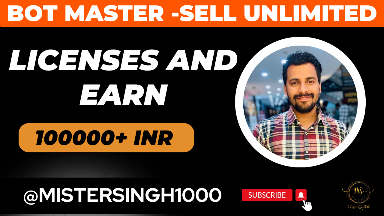 Sell Whatsapp marketing Botmaster & Earn 100000 INR Monthly money 2023